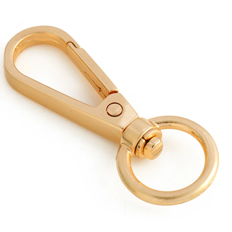 Metal round O-ring Eye Snap Hook Trigger Clasps Clips  for  Keychains