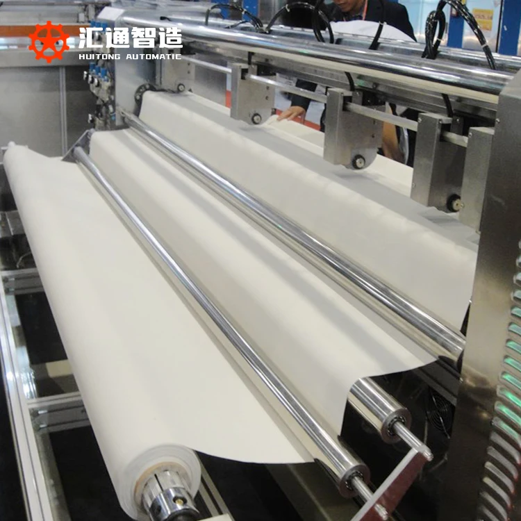 High Quality Ultrasonic wiping cloth slitting machine Ultrasonic clean cloth cutting machine in China