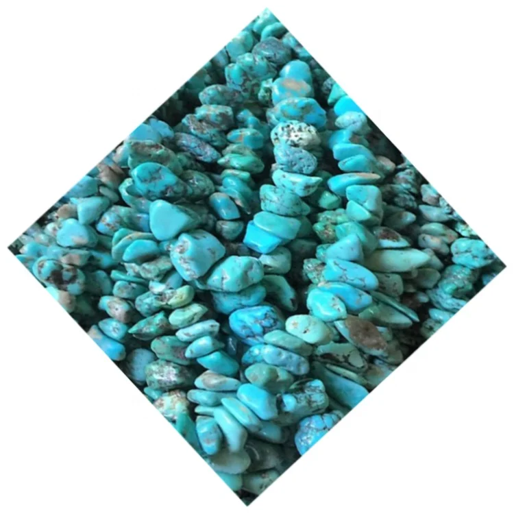 Turquoise chip beads Full strand Turquoise Beads for jewelry sets making