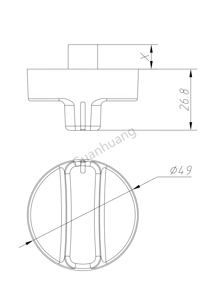 Oven Range Stove Control Knob Zinc Alloy Colored Electric Power Source Replacement Knob