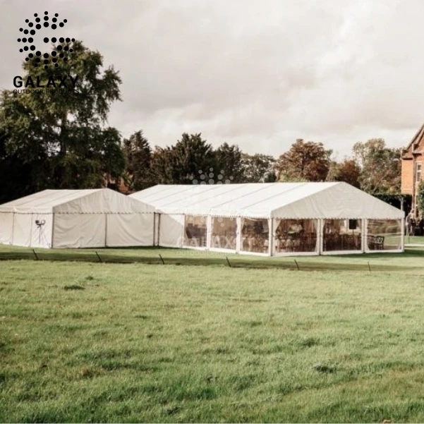 Cheap Easy Up Heavy Duty Marquee Wedding Party PVC Pagoda Tents Black With Aluminium Poles  For Sale