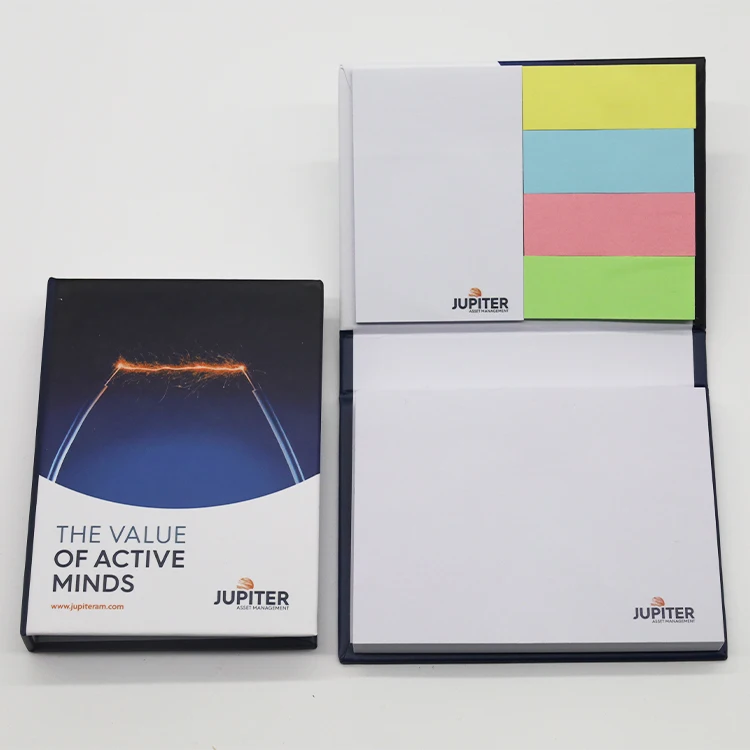 Custom logo Recycled sticky notes pad, Office Notepad,Personalized Multi colors sticky notepad set