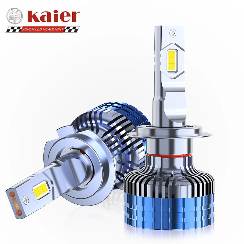 Kaier R8 Автомобильные светодиодные фары CSP чип 4800LM 6000K светодиодные лампы фар высокой мощности для автомобиля. Недорогой светодиодный супер-светодиод 55 Вт