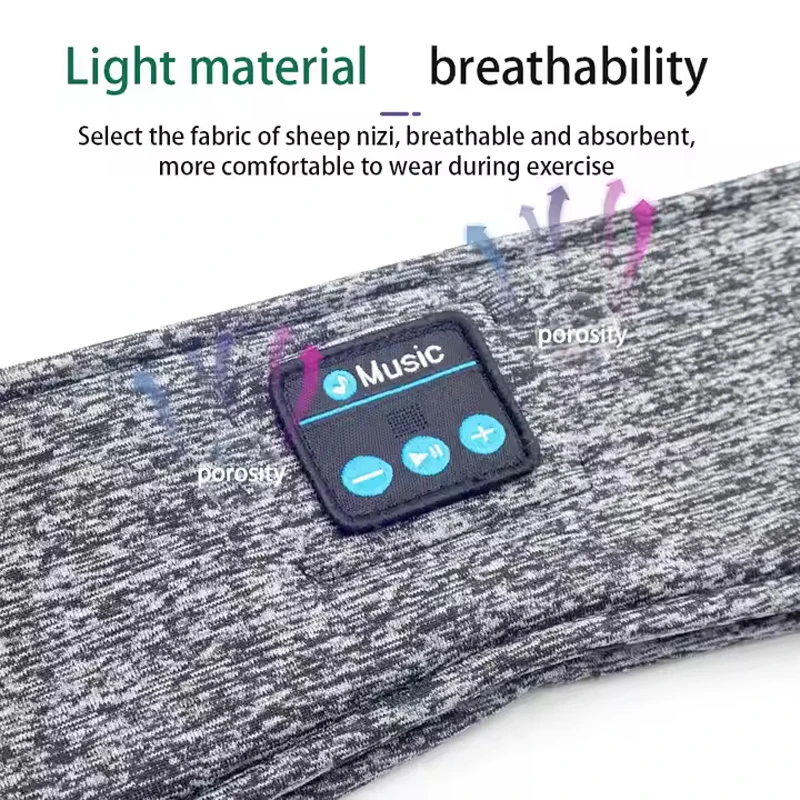 Bluetooth Music Sleeping Eye Mask Headband Bluetooth Sports Wireless 3D Headphone Yoga Headband