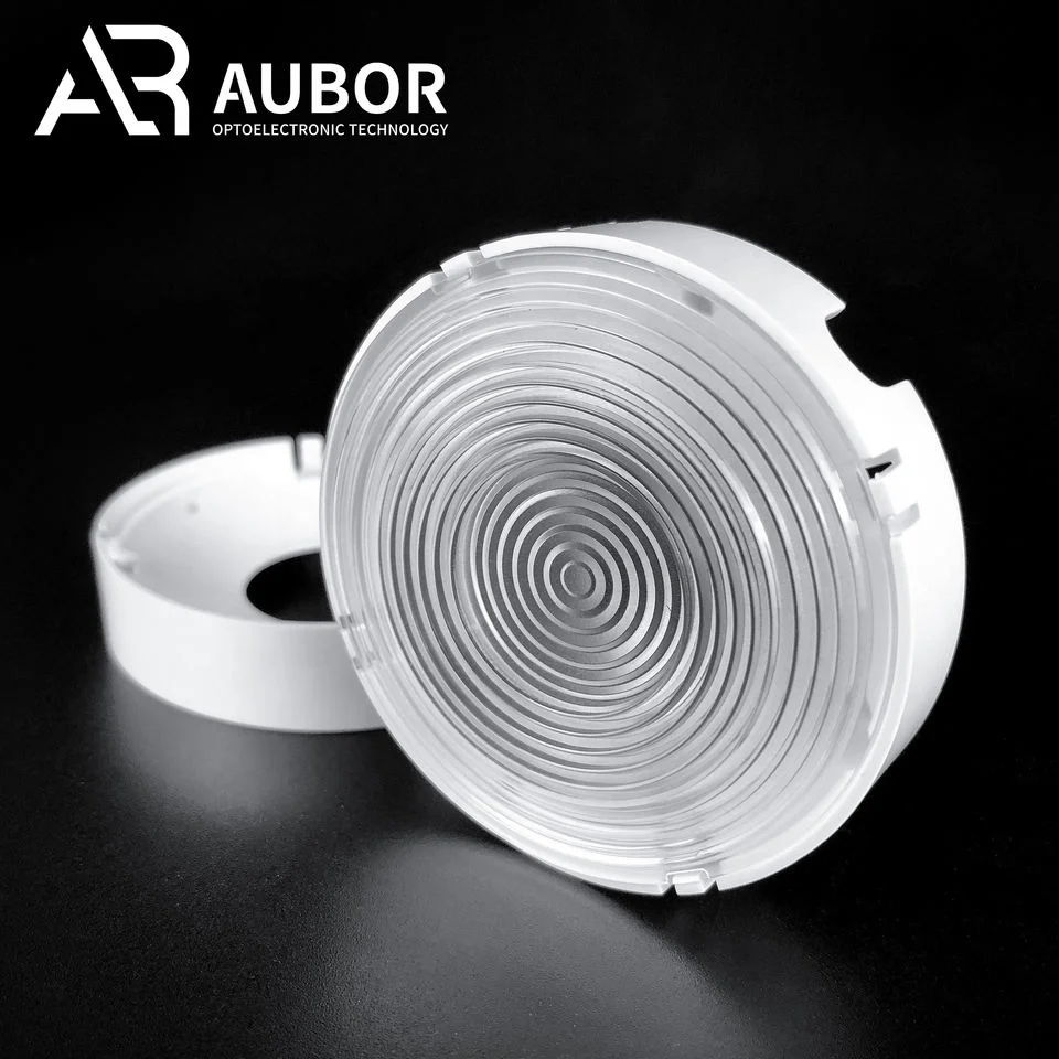 Plastic injected optic lens Spotlight photography use lenses diffuser small fresnel lens 60*60mm 60 degree for spot lighting