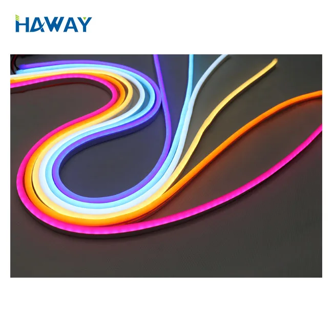 
2019 new product 6*12mm neon light 2835 outdoor Changeable shape Flexible LED Neon Strip Lights 