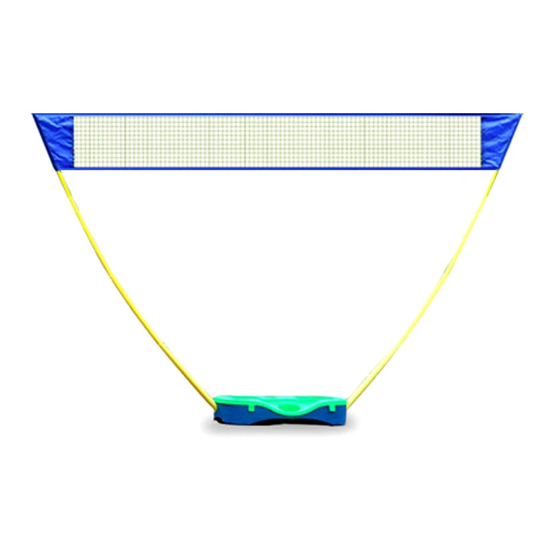 Customized high quality portable badminton net and mini training tennis net stand badminton net pole base