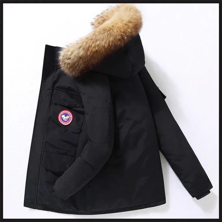 
Canada Winter Windbreaker Out door Longer Puffer Jacket Coat Mens Padding Jackette for Men 
