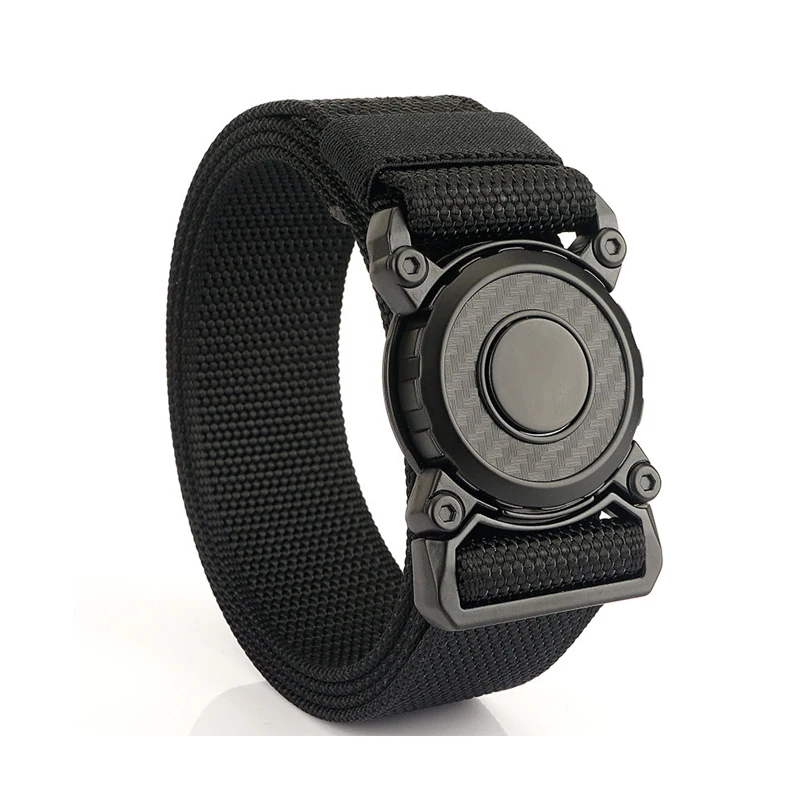 Alfa 3.8cm Quick Release Belt For Men Braided Belts For Men Heavy-duty Belts