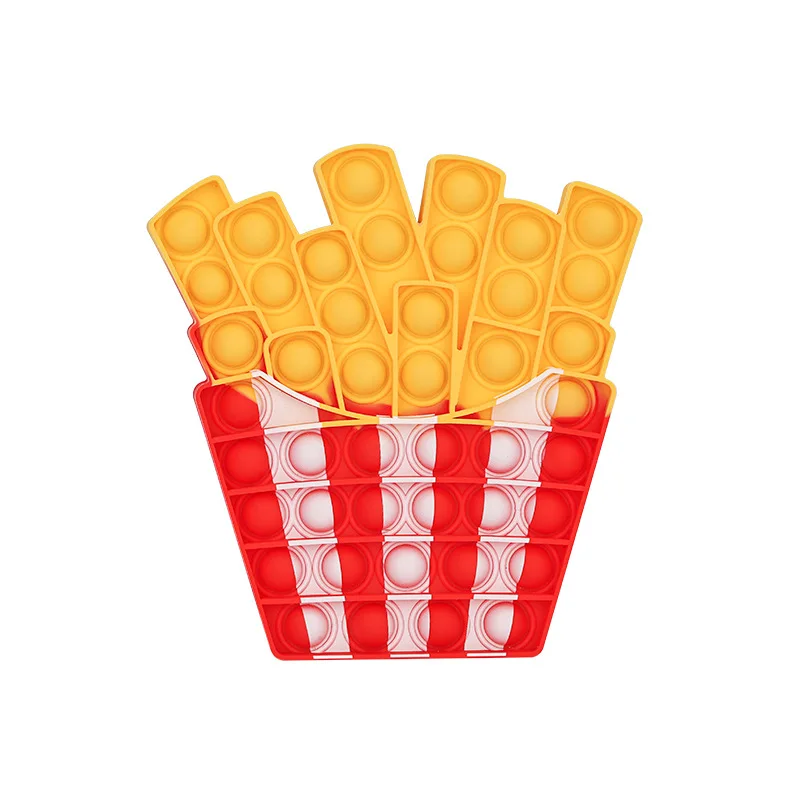 BSBH Factory Price Push Pop Bubble Fidget Sensory Toy For Kids Adults Anxiety Stress Relief Safety Silicone Holiday Gift  Toys