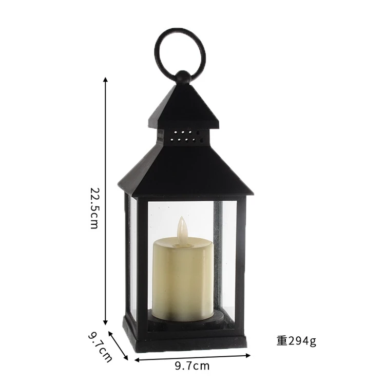 Wholesale  Nordic Plastic Candle Holder Lanterns Battery Led Candle Light Portable Lanterns Decortavie Wedding