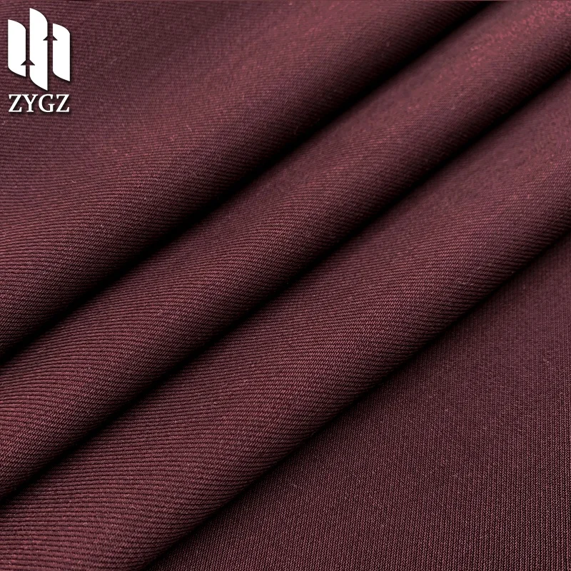 80% Polyester 20% Viscose 420gsm Twill Suit Fabric Polyester Viscose Blended Fabric