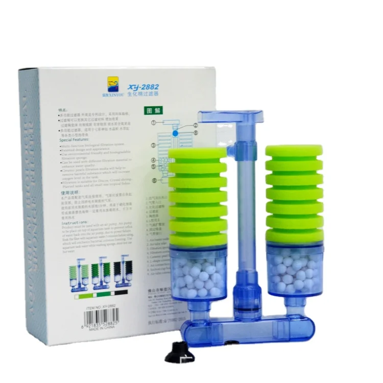 Jr Xinyou XY-2880/2881/2882/2885 анти-газлифт Биохимический хлопковый фильтр бактерий