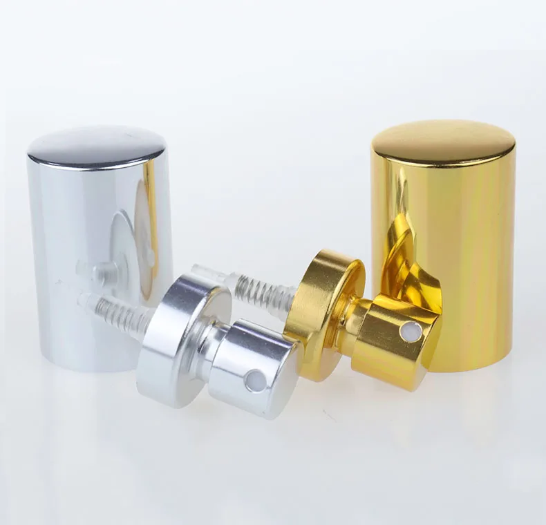 15mm 20mm golden colour aluminium crimp sprayer pump perfume spray