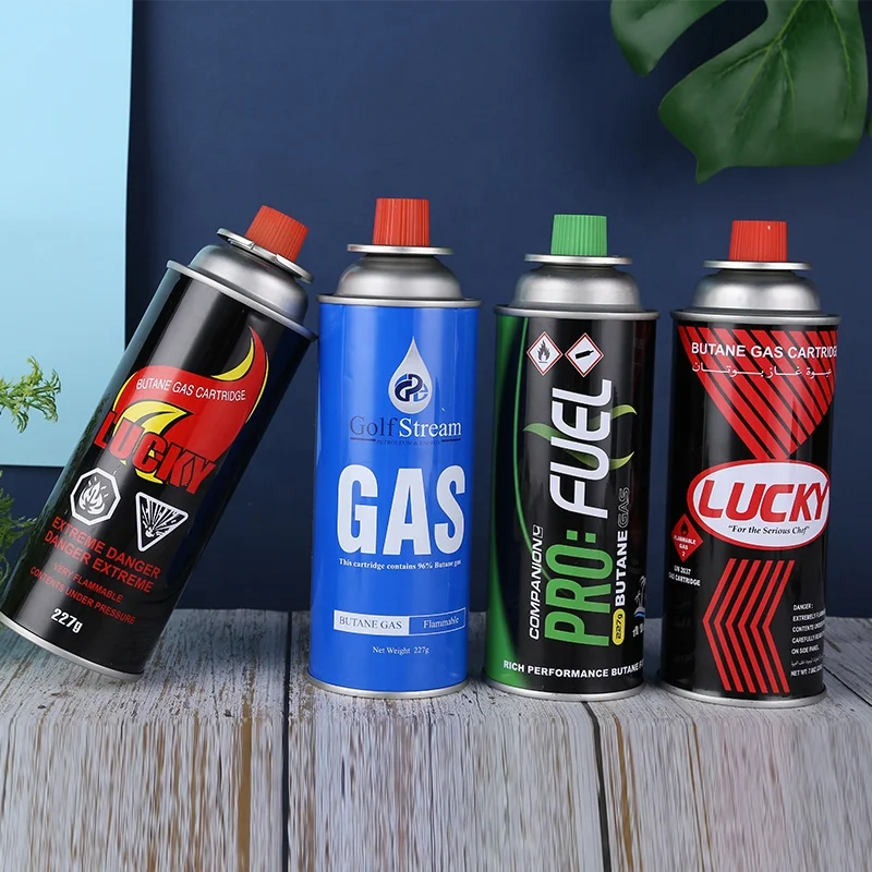 2025 New Butane Gas Fuel Canister Outdoor Barbecue Portable Gas Stove Camping Home Butane Fuel Gas