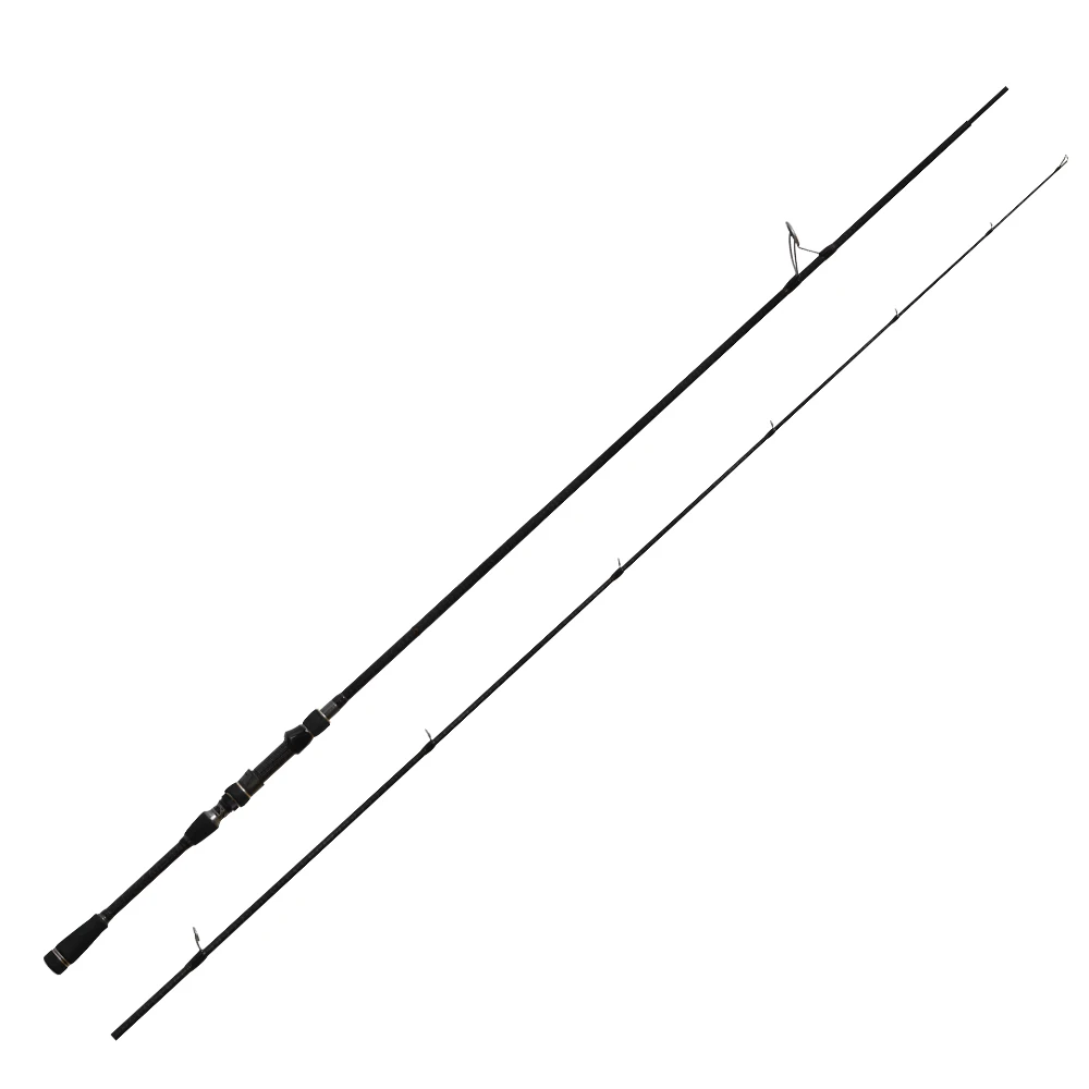 BAR012 2 sections bass fishing tackle crankbait carbon fiber blank spinning light surf bass fishing rod sea bass rod