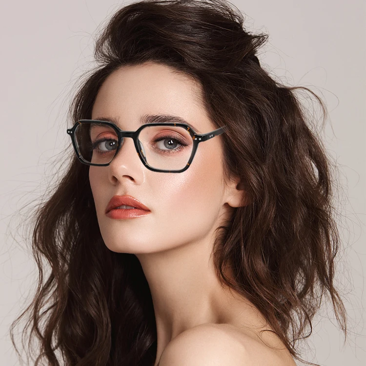 New Italy Acetate Eyewear Design Tendy Women Glasses Green Acetate Glasses Frame