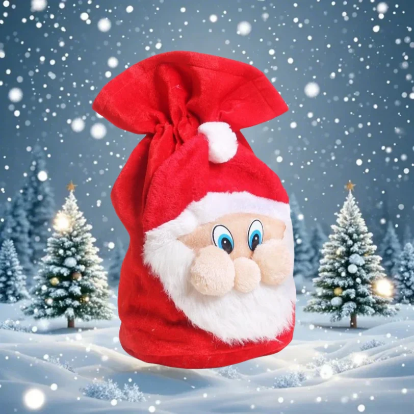 Products Manufacturers direct Christmas ornaments Snowman Santa Claus carry high-grade gift bags