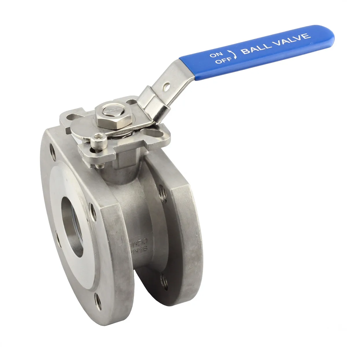 Q41F Stainless steel flange full bore ball valve PN40
