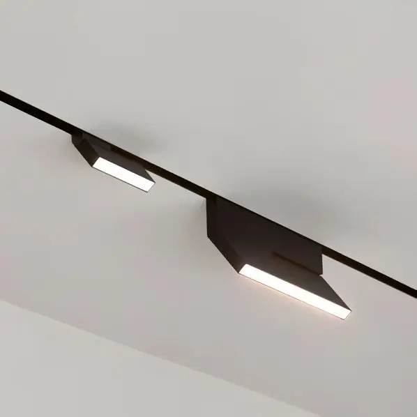 20 35 Width Modern Surface Mounted Magnetic Led Track Magnet Aluminum Profile Track Light Power Track For Fabric Ceiling