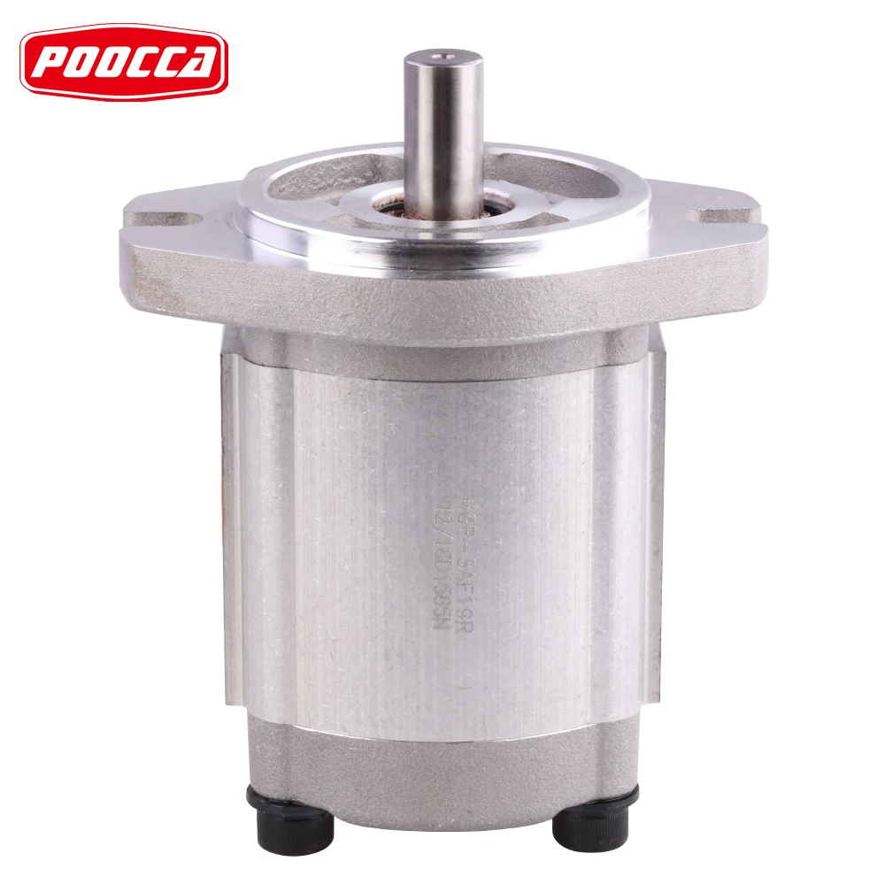 Micro Aluminum Oil Fange Type HGP-3A Hydraulic Gear Pump China Pumps