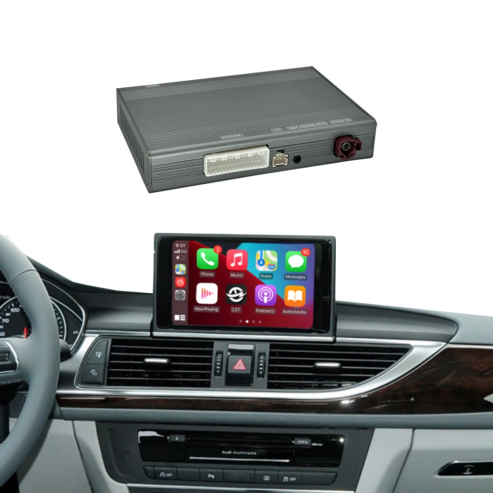 CZT-AUTO Wireless CarPlay Module Radio For Audi A6 A7 2012-2018 With Android Auto Mirror Link AirPlay Car Play Function
