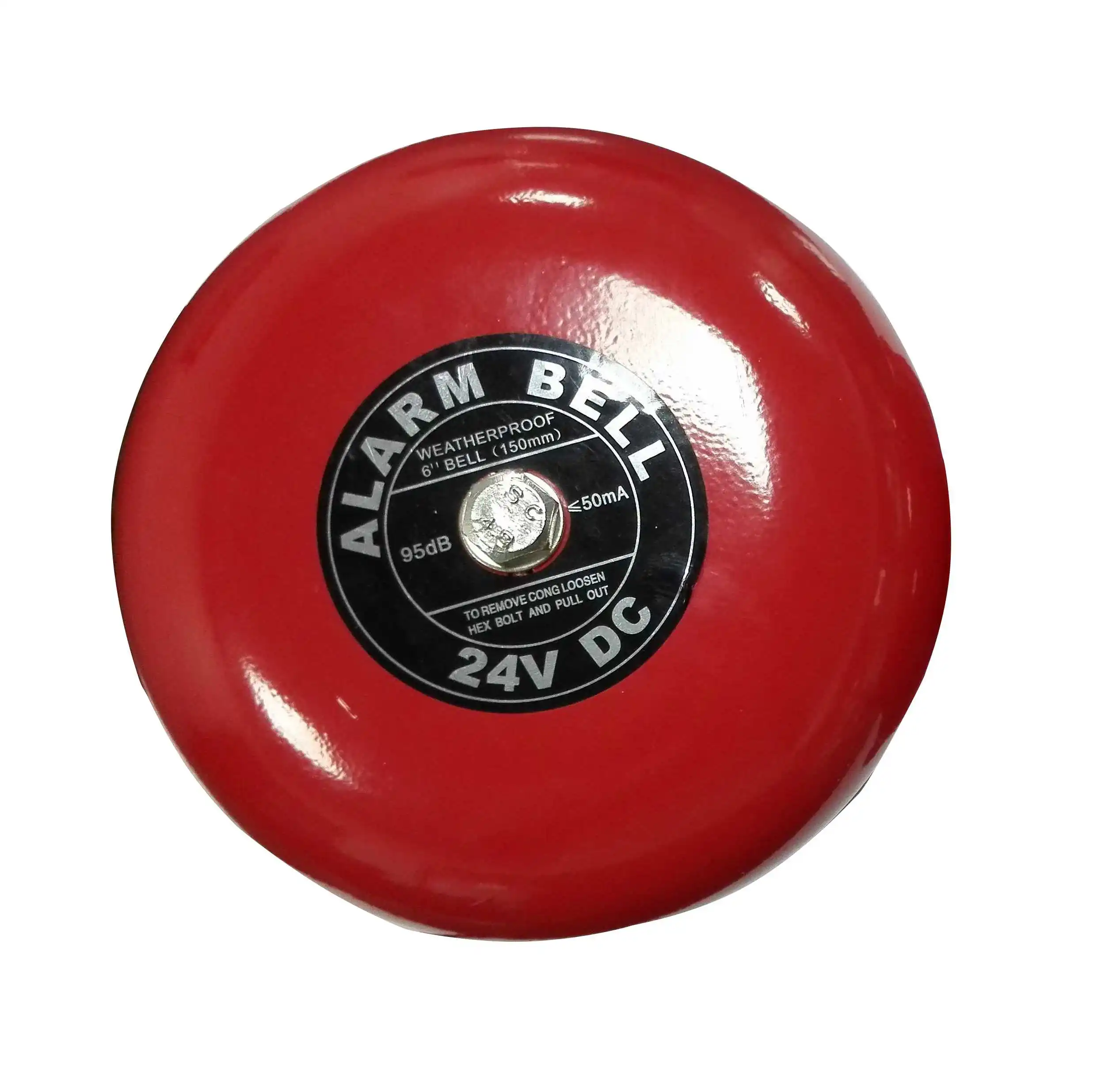 High Quality Outdoor Waterproof Fire Alarm bell 110dB 12V/24V Emergency Siren Waterproof Electric Fire Alarm Bell