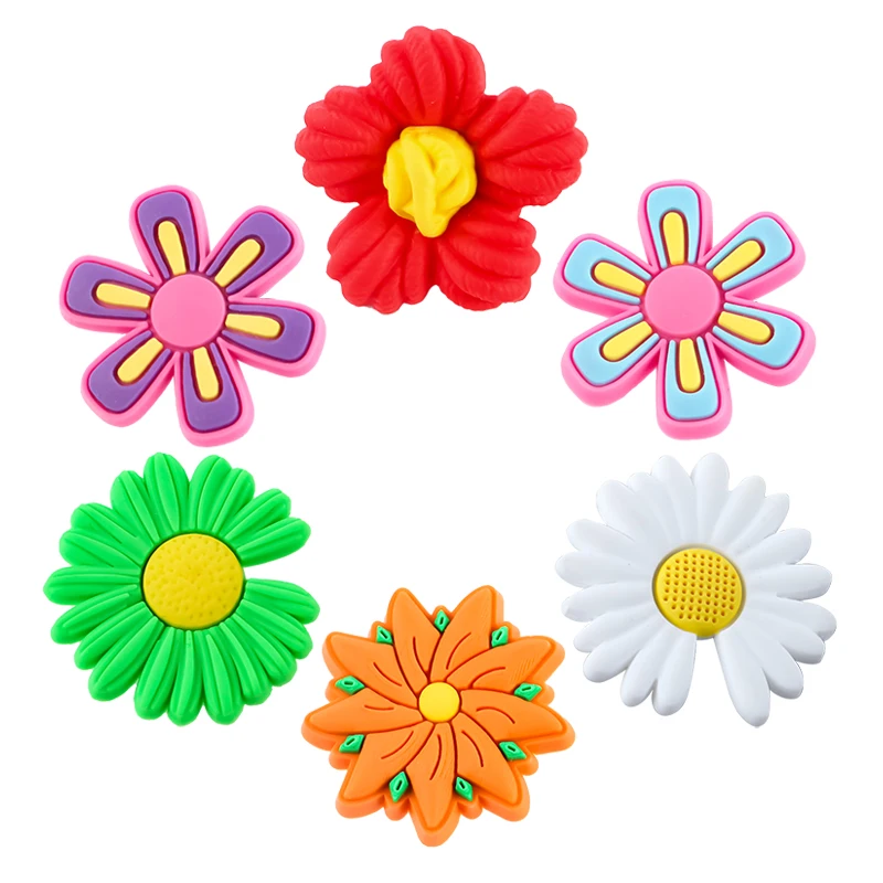 New Style Beach Reserve Cute Cartoon price Pvc Material Clog Decorations Shoe Flower Garden Shoe Charm Accessories