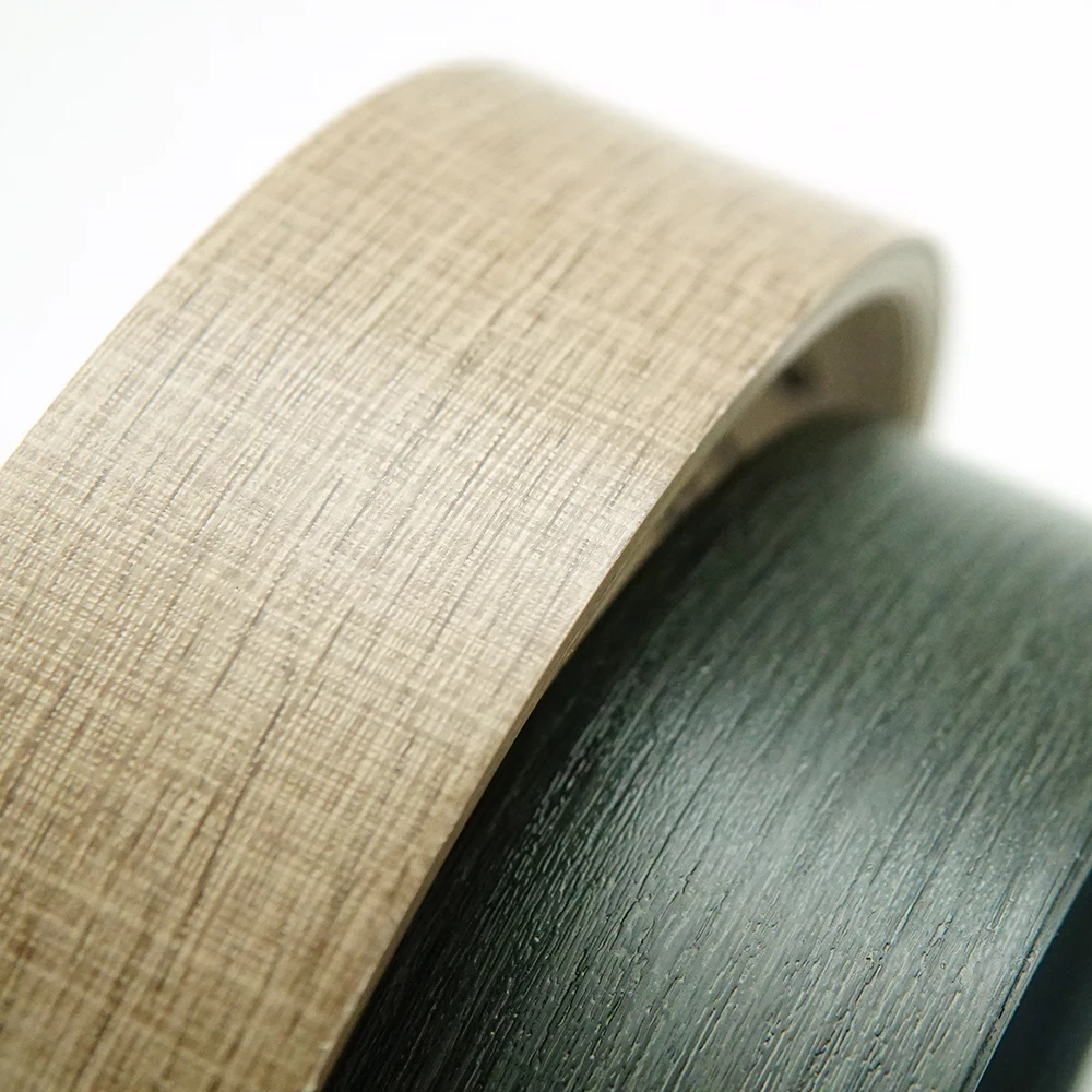 Wood Grain Decorative PVC Edge Banding Self-Adhesive Plastic Cabinet Edge Molding Sofa Acrylic Furniture-Melamine ABS Formica