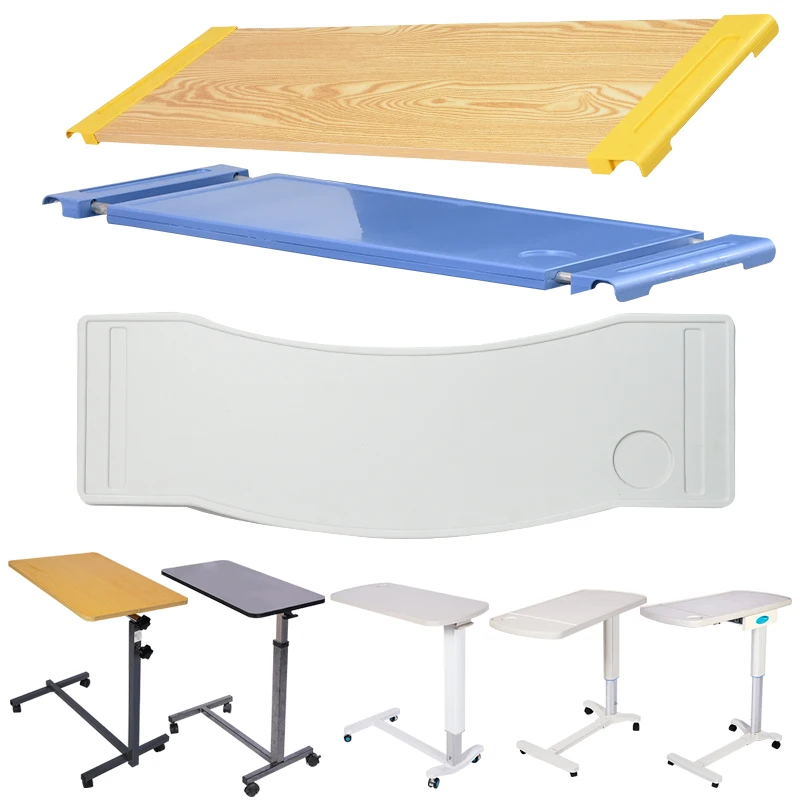 used  hospital bed spare parts mobile dining table medical over bed  table accessories for medical bed