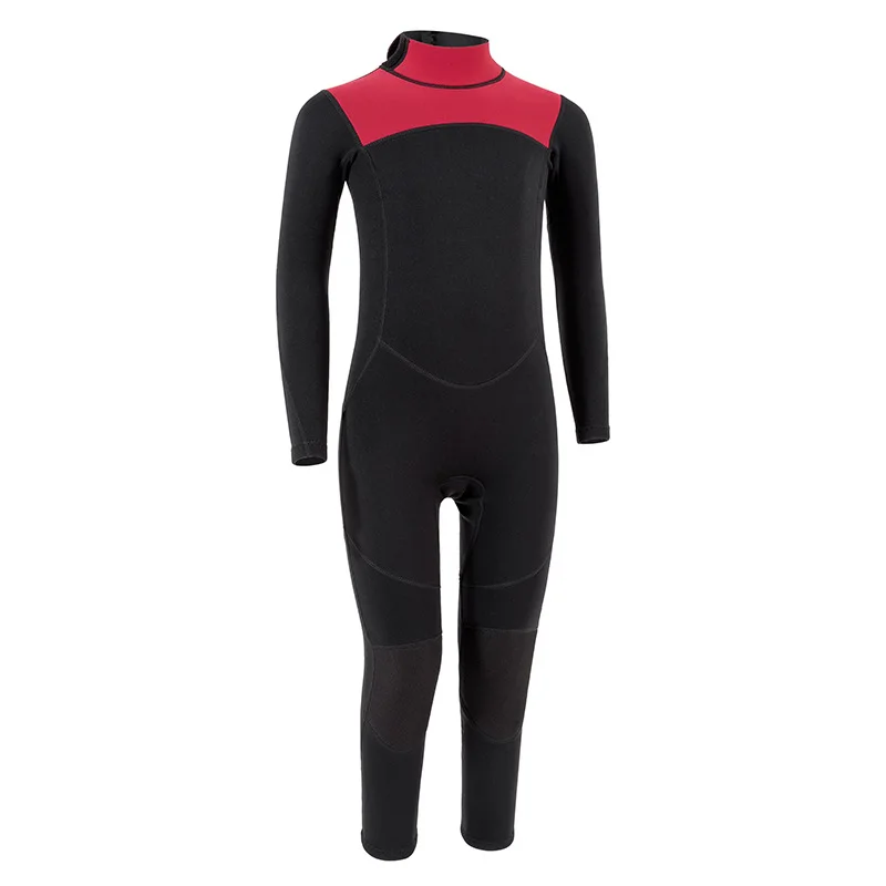 Custom 2mm back zip full protect kids diving suit snorkeling swimming neoprene wetsuit for children