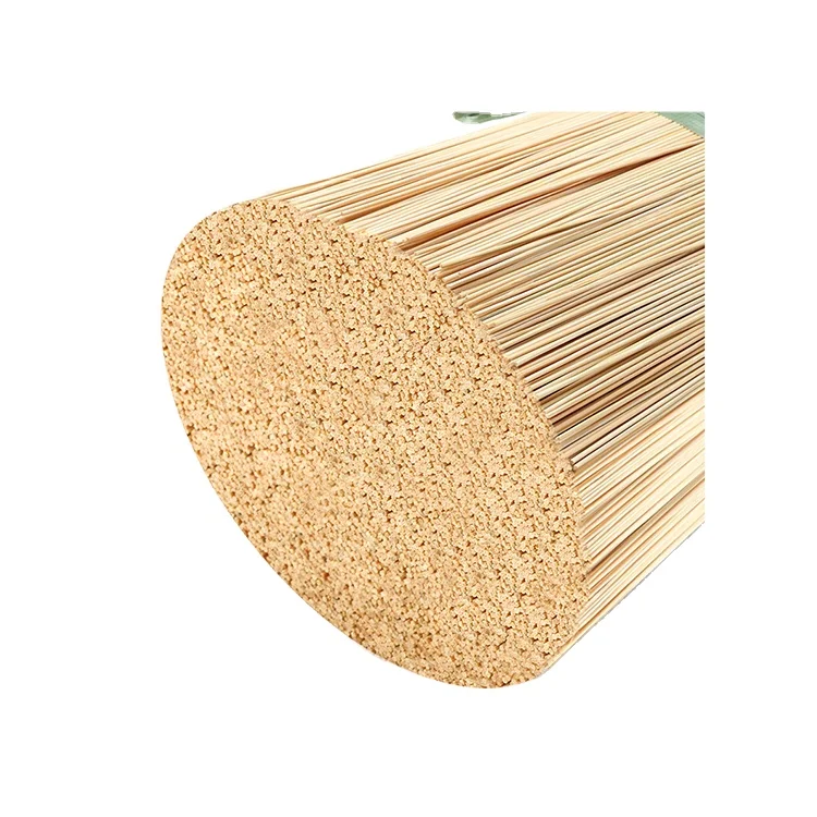 Exquisite raw incense stick Eco-friendly Bamboo Skewer BBQ Sticks with Custom Logo