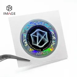 Круглая антифальшивая Лазерная голографическая наклейка для брендовой упаковки
