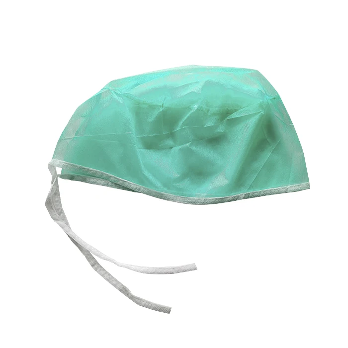 Disposable Surgeon Dental Tie On Surgical Cap-Blue Chinese supplier