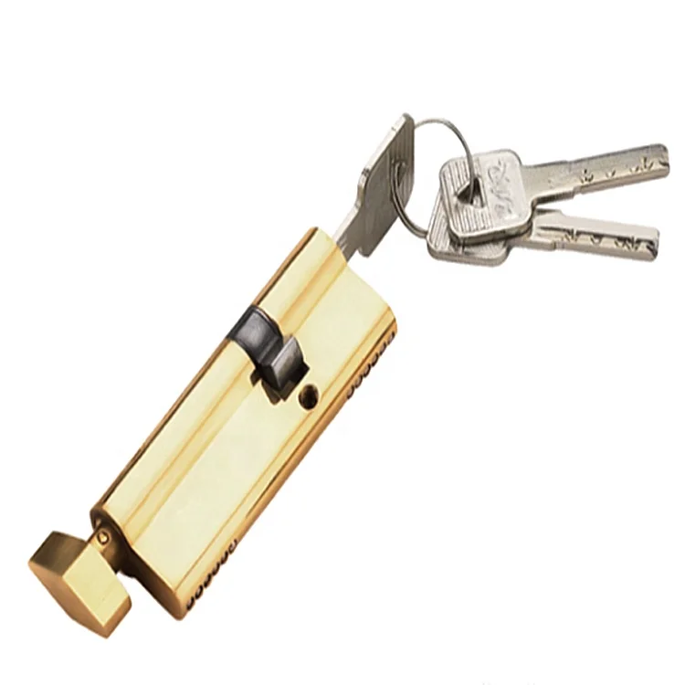 Один открытый YE-KC-CD2 безопасность латунный цилиндр замка с дверную ручку замка