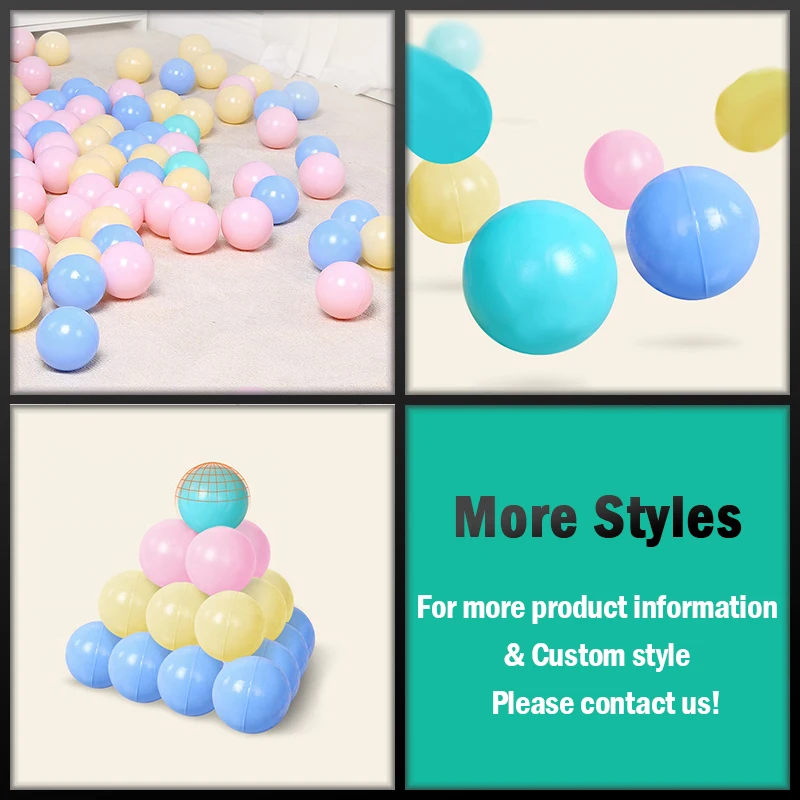 
High quality soft children new style plastic colorful ocean ball for baby 