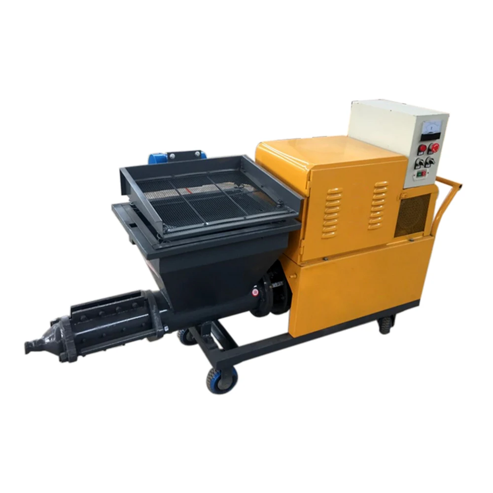 Yugong Motor Mortar Spraying Machine Cement Plaster Spray Machine Mortar Sprayer Diesel