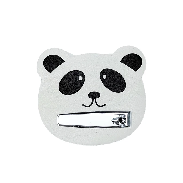 High quality Cartoon Pattern Double Sides Kids Durable Buffer Block Files Cutter Nail Clipper Manicure Set