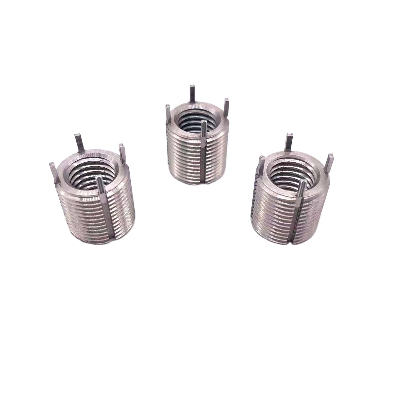 Durable Stainless Steel Bolt Insert 3/8-16 Inner Bushing with 1/2-13 Outer Key Sheath Brass Fastener Pin Carton Packaging