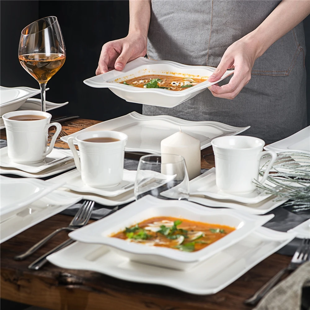  WinWin Фирменная Новинка комплекты RU vitrelle тарелки чашки Посуда ramen чаши набор с высоким