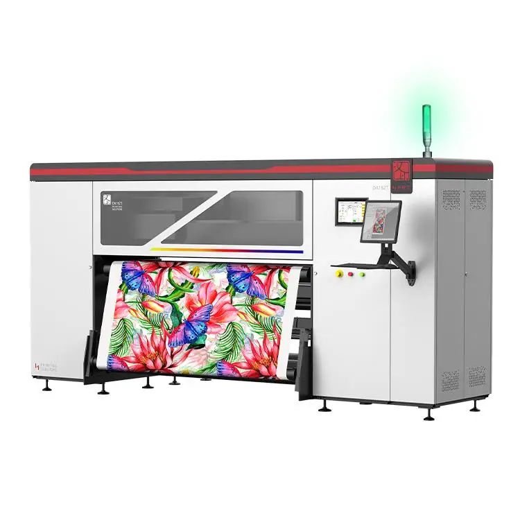 High-speed large format digital sublimation printer for printing on fabric and clothing