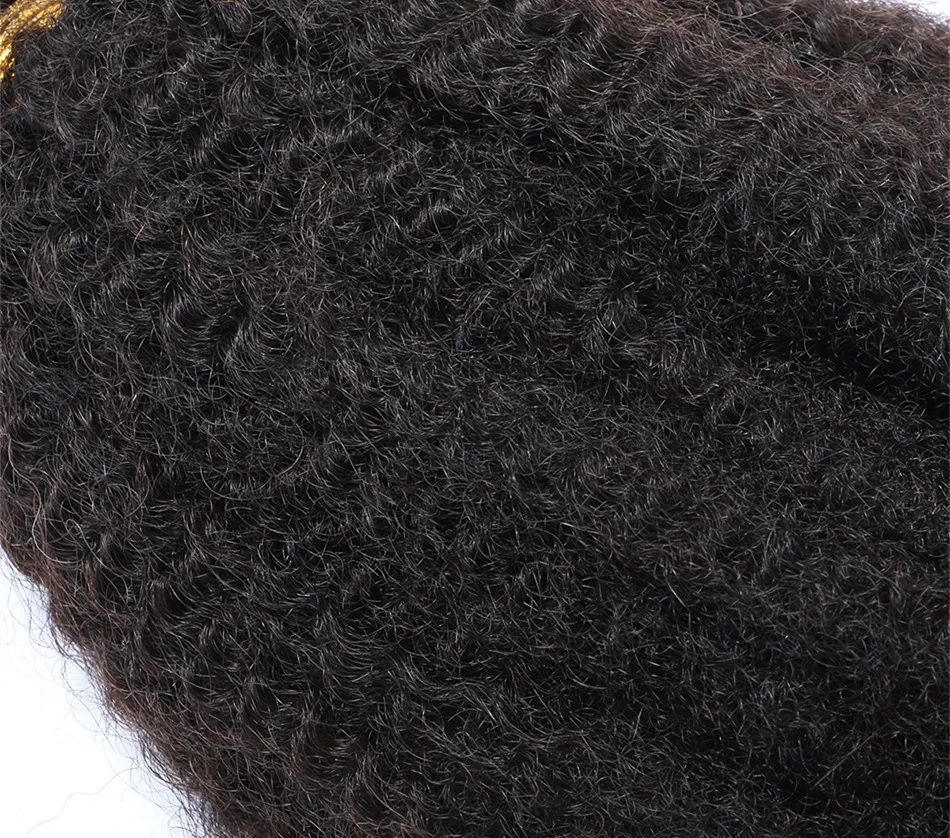 cuticle aligned hair 4B 4C afro kinky curly human hair weaving for black women raw virgin hair bundles free shipping