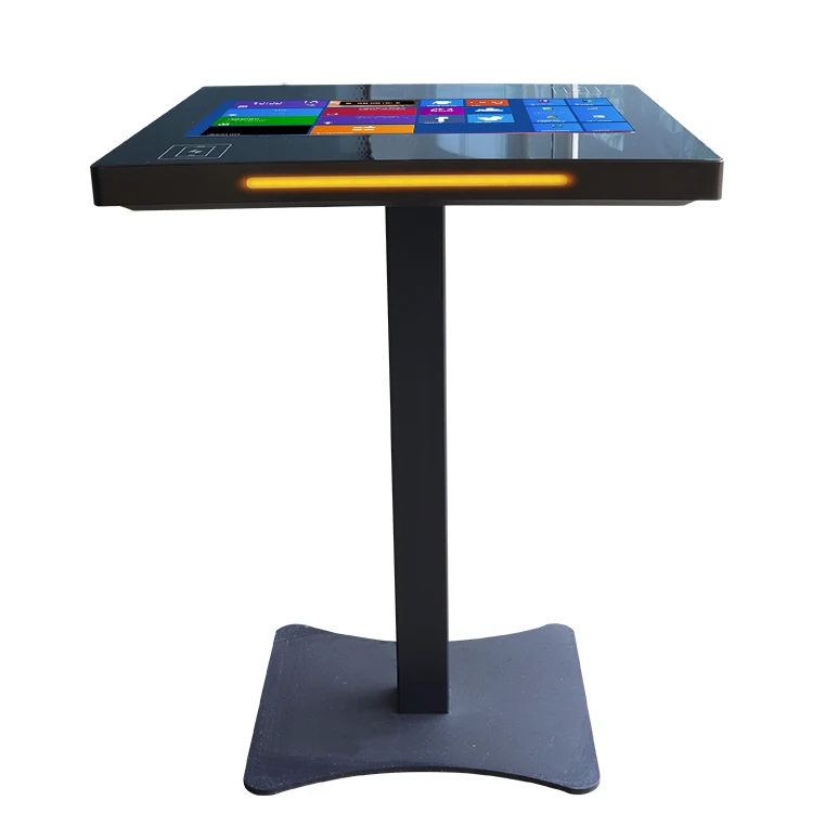 Small size square display 21.5 inch LCD touch screen Android touch table used for restaurant gaming