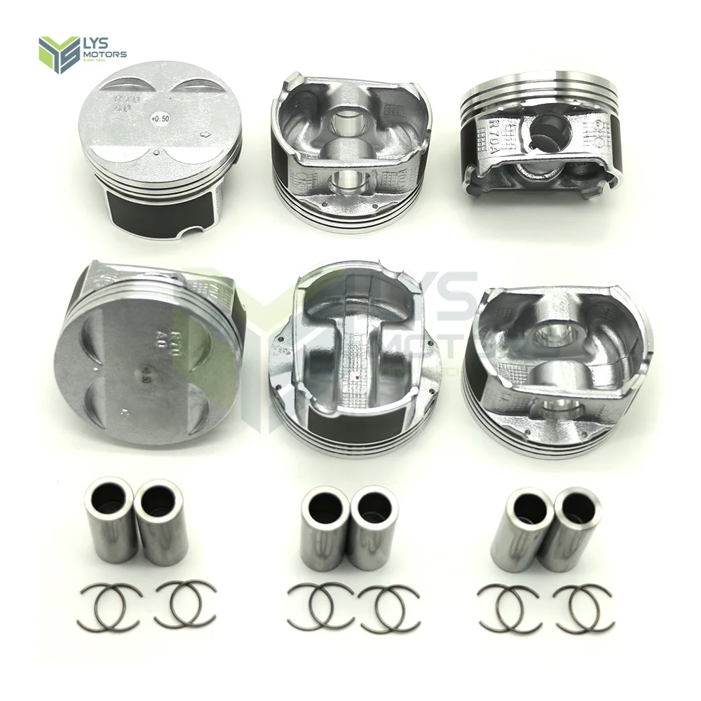 PISTON 13010-R70-A00 13010R70A00 13011R70A01 FOR HONDA J35Z1 J35Z2 J35Z3 J35Z4 J35Z5 J35Z R70 3.5L 89MM STD 0.5