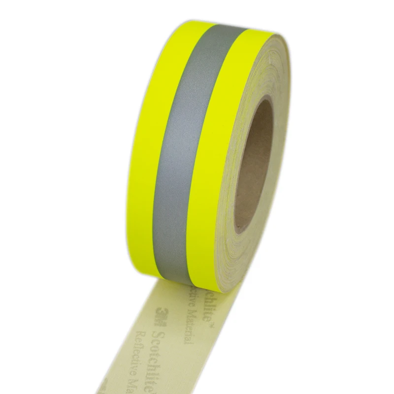 3M 8987 Reflective Tape Band NFPA Reflective Tape Sewing Reflective Stripe  500CD/1X 2 Ihches 1Ihches 500CD/1X