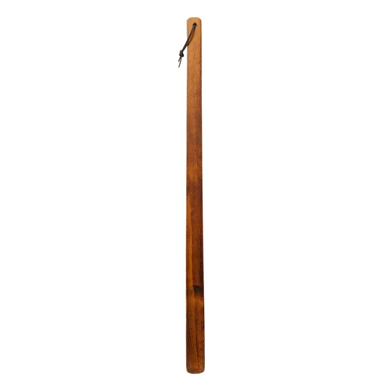 78cm Long Solid Wood Shoe Horn Elderly Wearing Shoe Accessories Hanging Wooden Shoe Lifter Pregnant Women Home Shoehorn