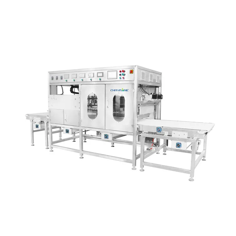 UFM8000 guillotine cutter machine frozen food knife ultrasonic pita bread slicer machine