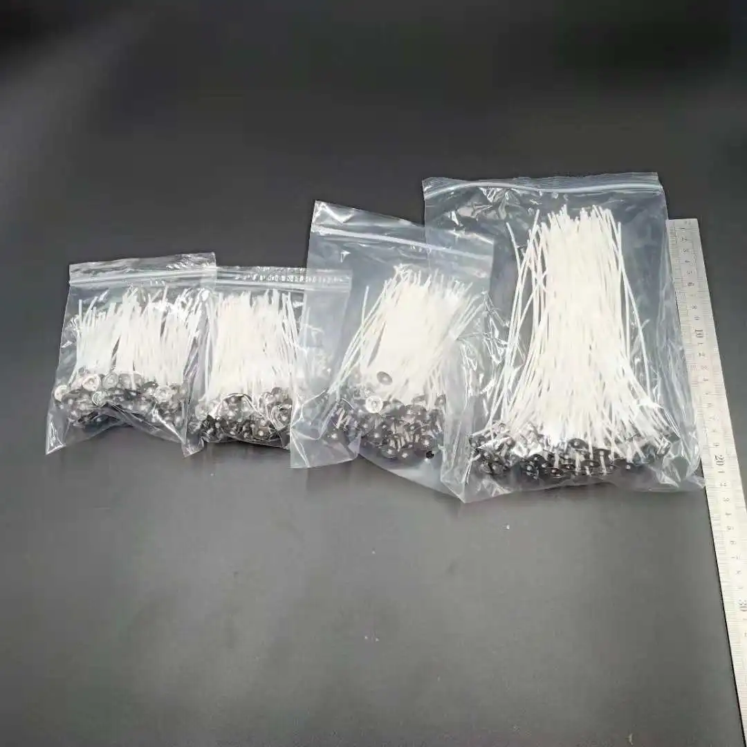 20cm 100 sticks candle wick ghee wick tightly braided wax wick