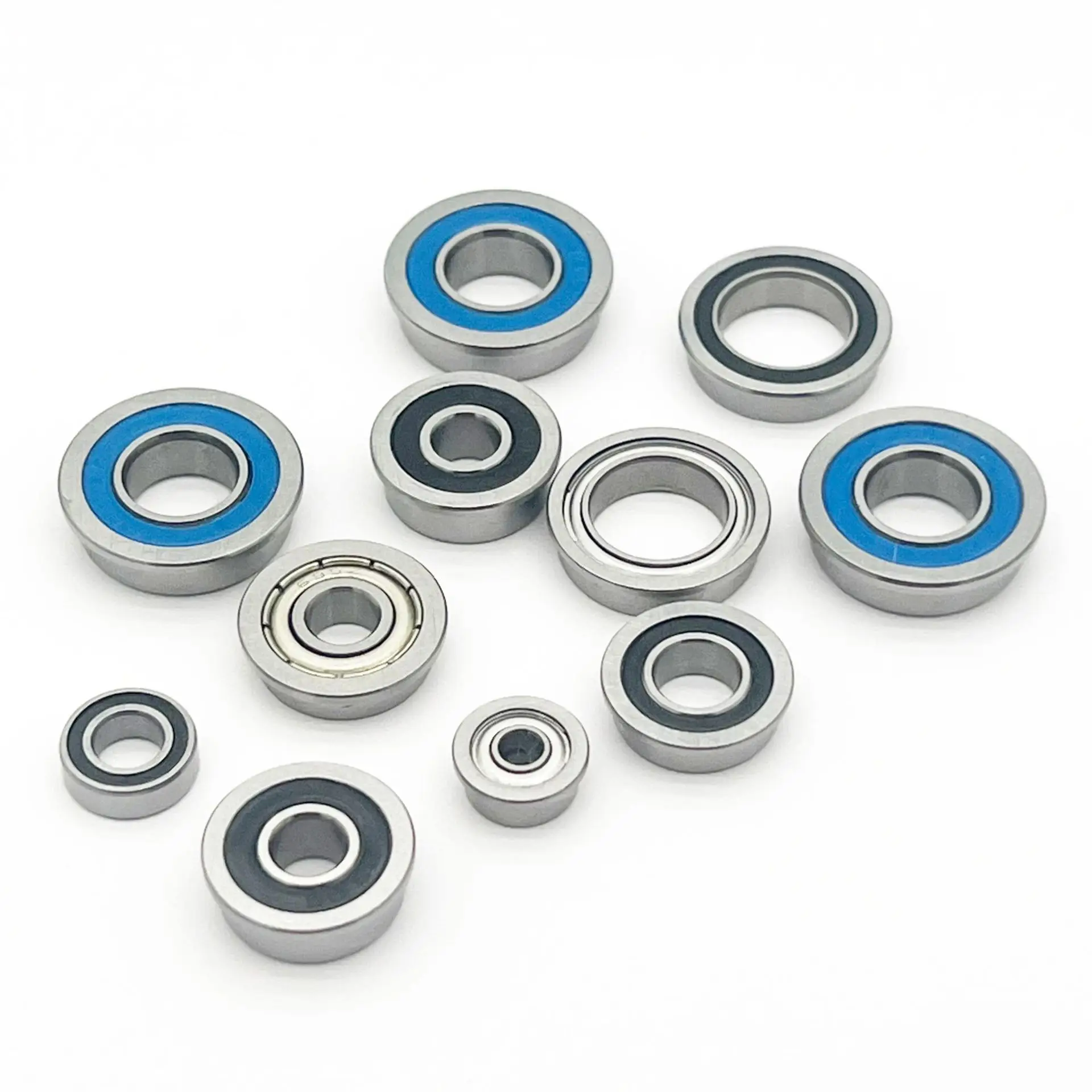 Wholesale High Precision Stainless Steel Deep Groove Ball Bearing F688 F689 Single Row with ZZ Seals Long Life Flanged Bearing