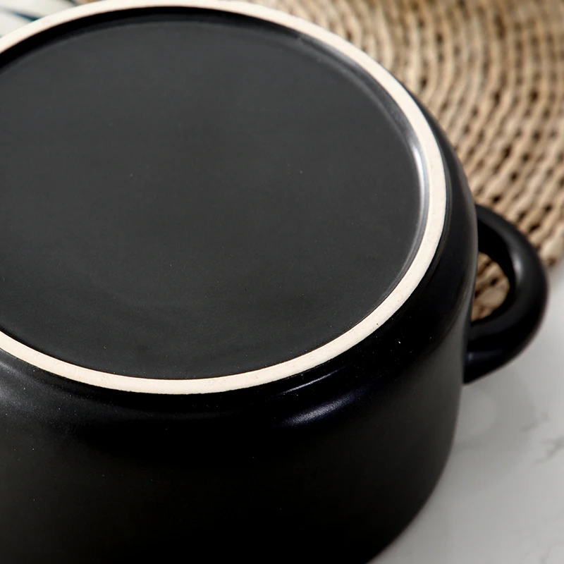 New Arrival Food Steamer Casserole Gas Stove Ceramic Heat Resistant Kitchen Household Ceramic Casserole